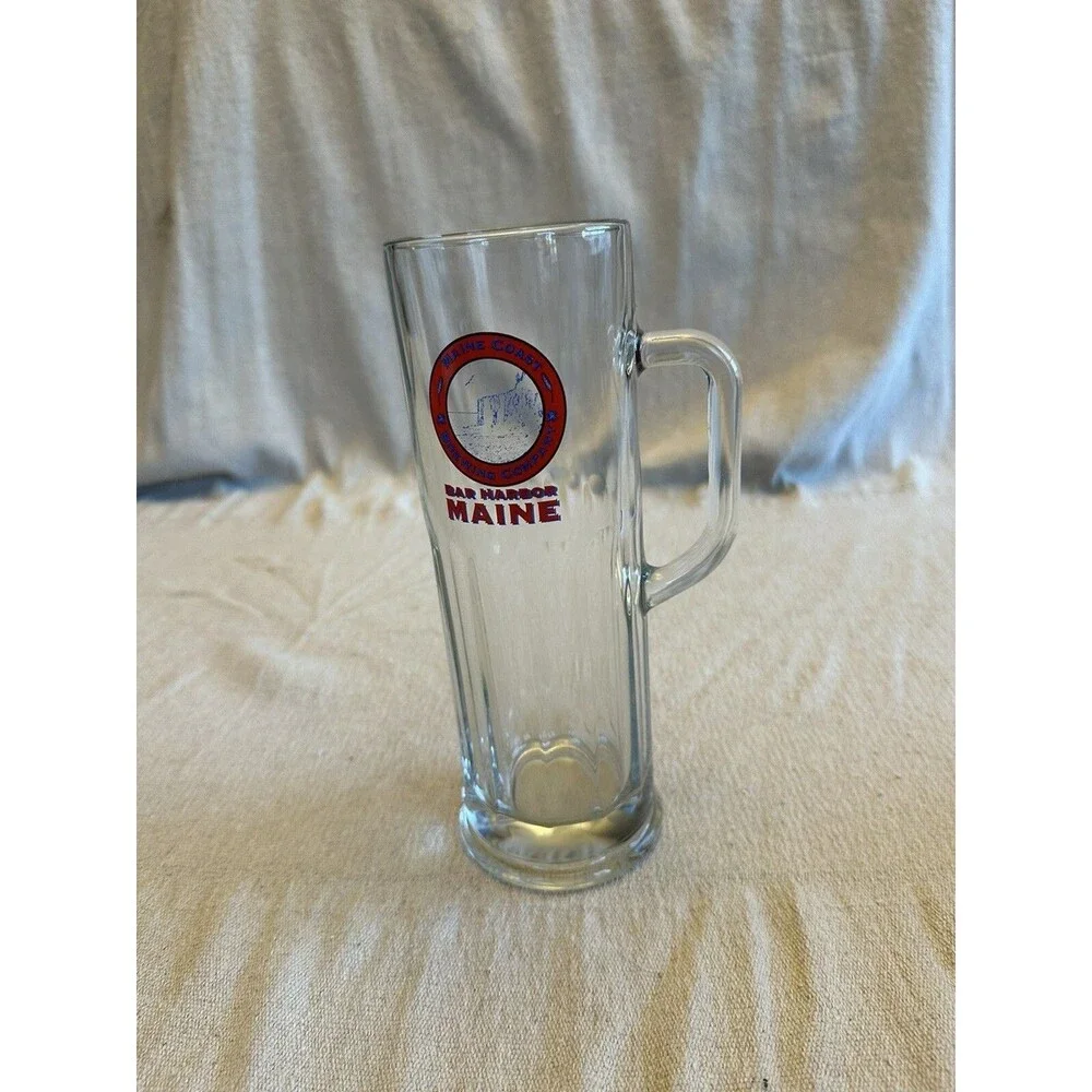 Libbey Maine Coast Brewing Company Bar Harbour Maine Beer Glass Set of 2 9 inch